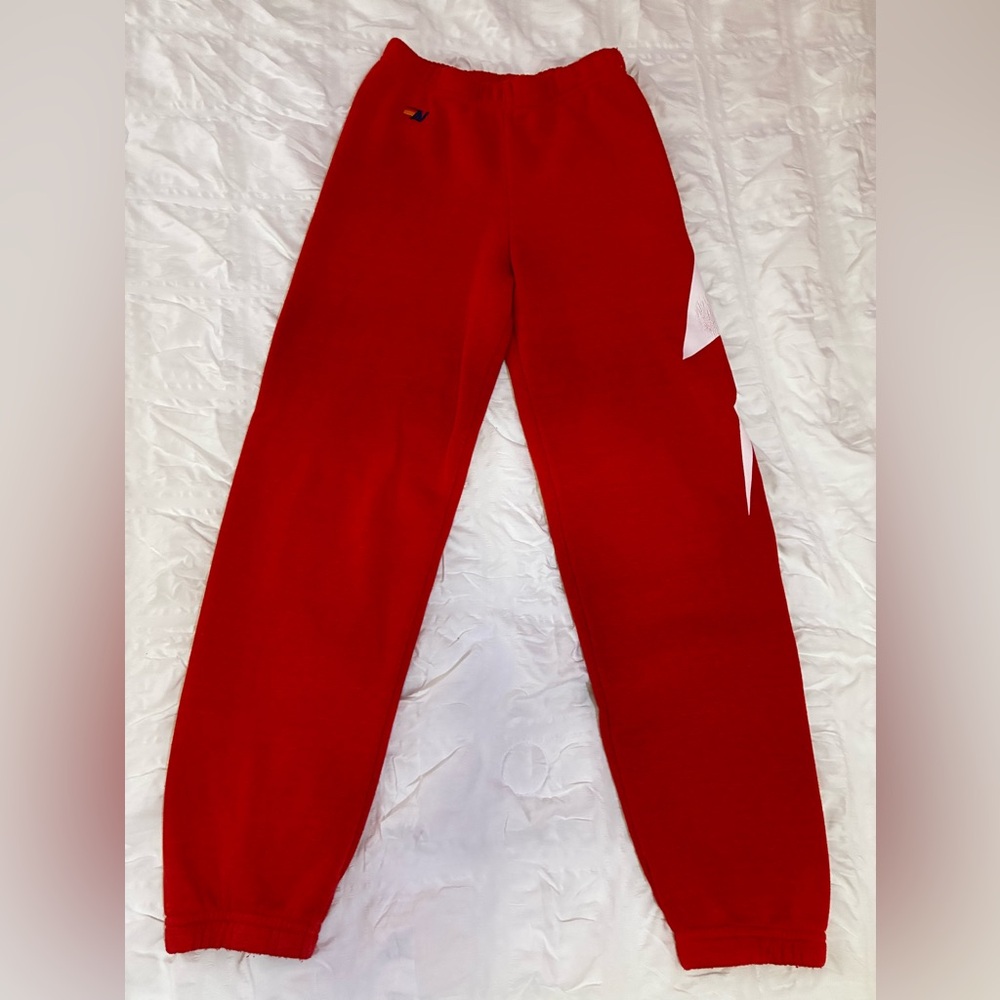 Aviator Nation Vivid Red Kids Sweatpants